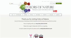 Desktop Screenshot of colorsofnature.com